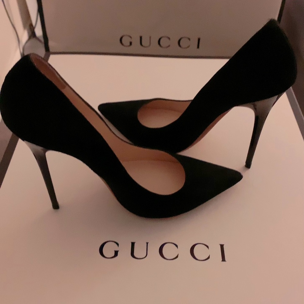 Jimmy Choo Black Romy Suede 85mm Pump Size 39